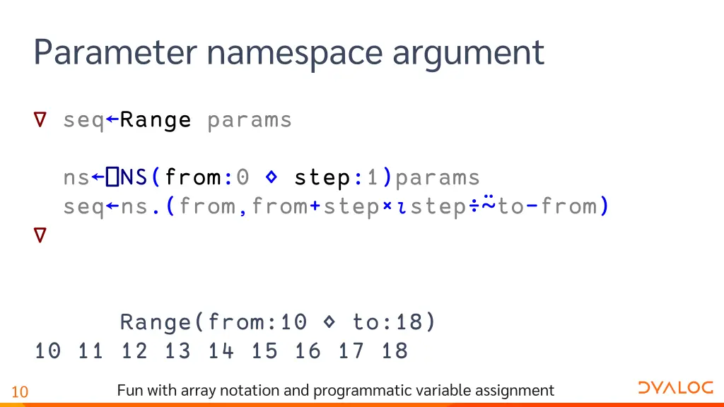 parameter namespace argument 4