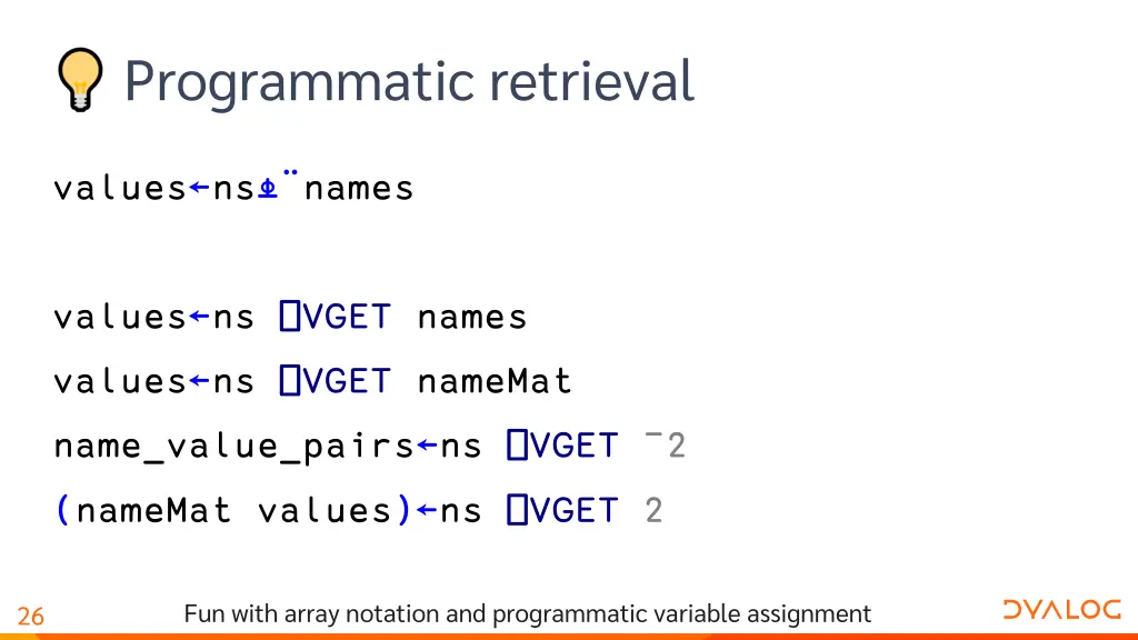 programmatic retrieval 1