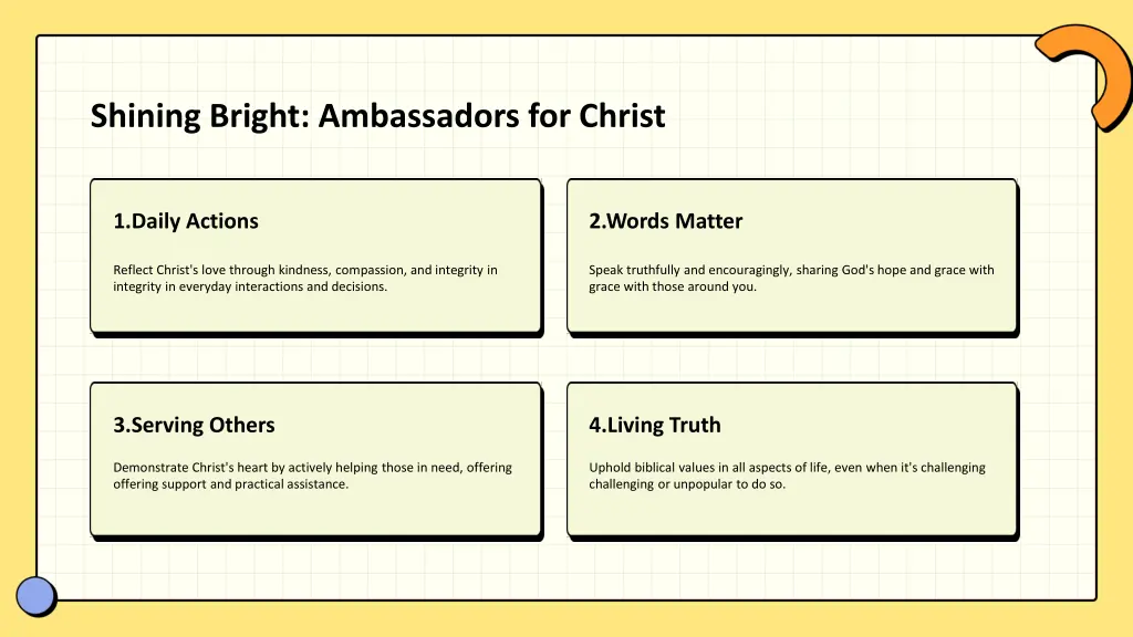 shining bright ambassadors for christ