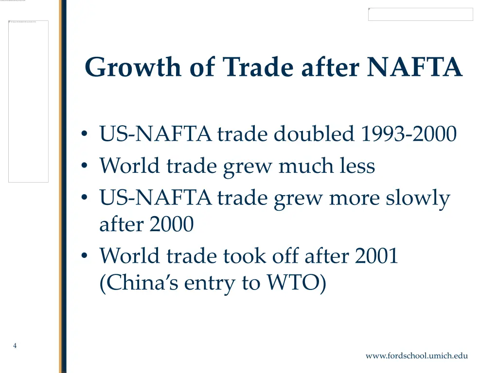 growth of trade after nafta