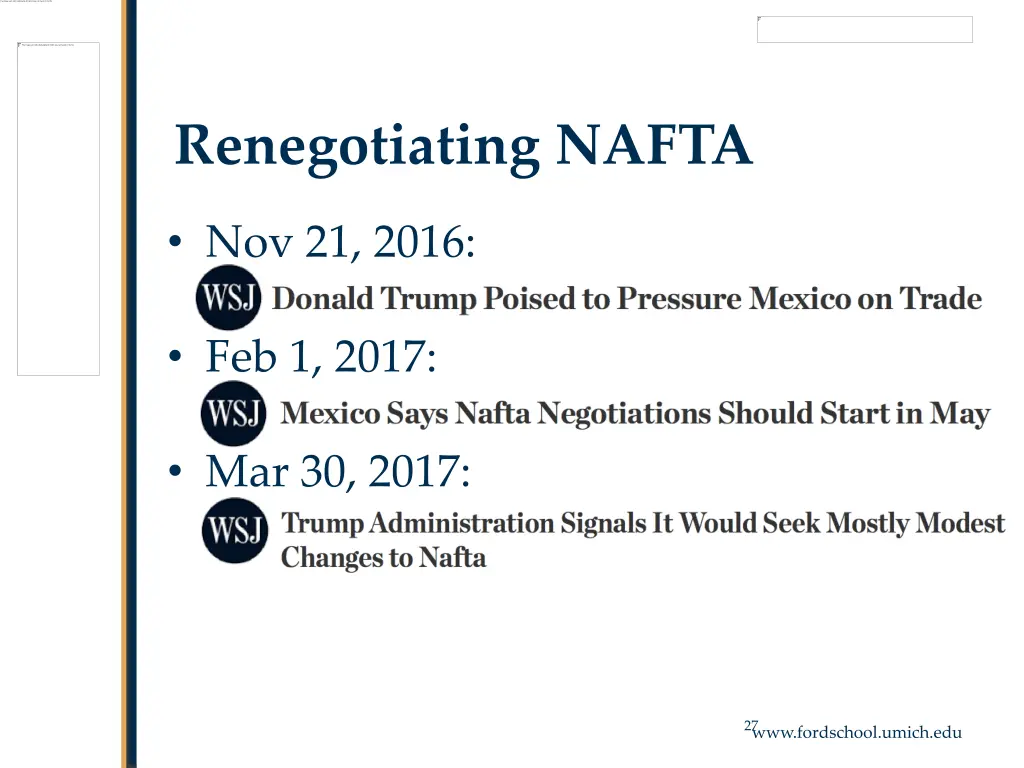 renegotiating nafta 1