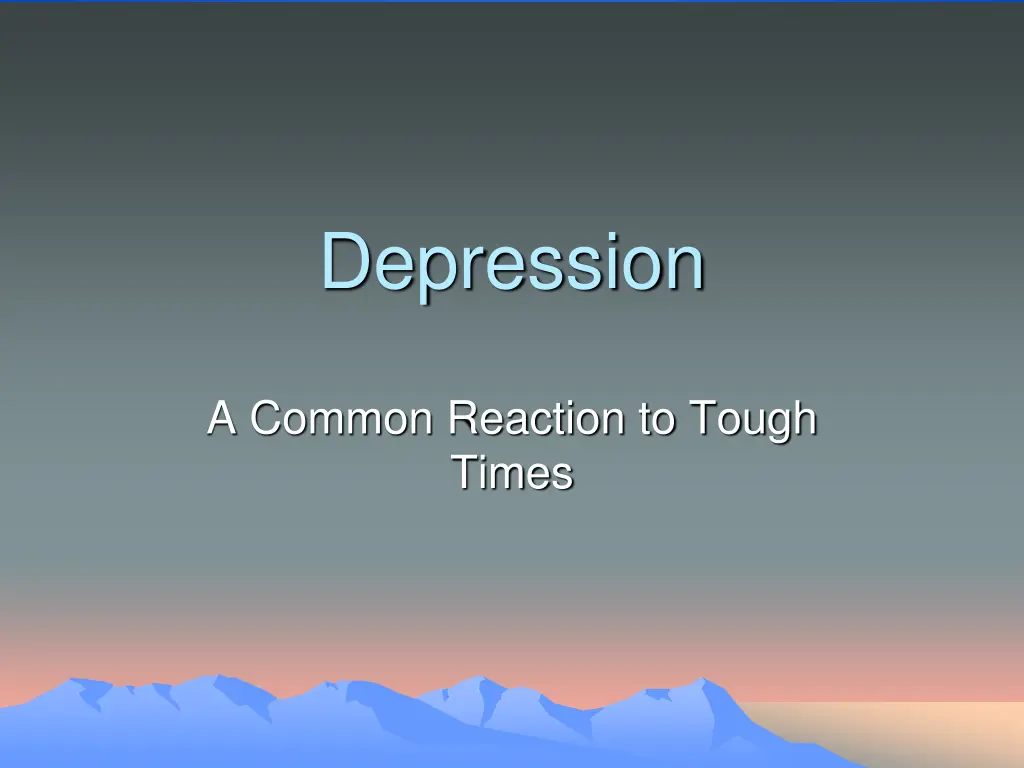 depression