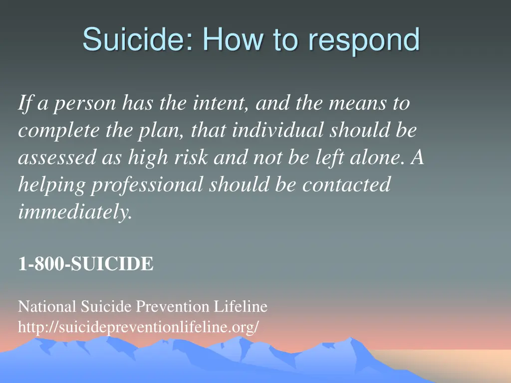 suicide how to respond 1