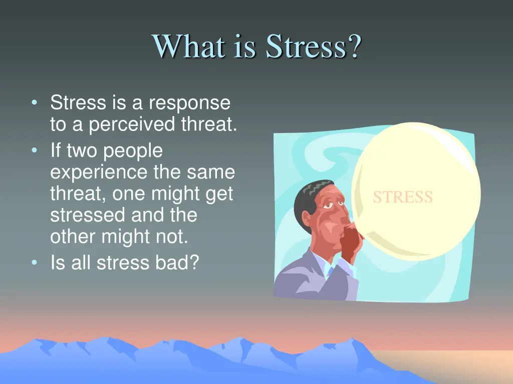 what is stress