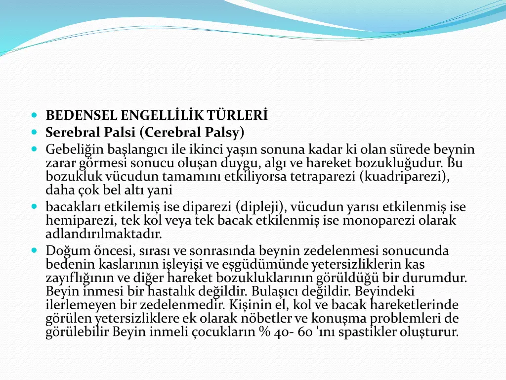 bedensel engell l k t rler serebral palsi