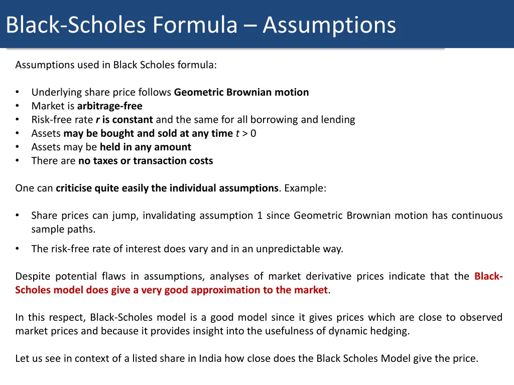 the black scholes formulas black scholes formula 3