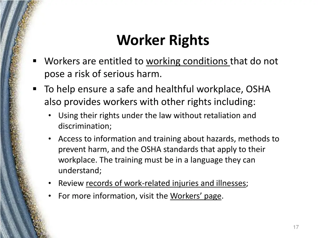 worker rights