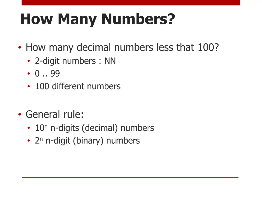 how many numbers