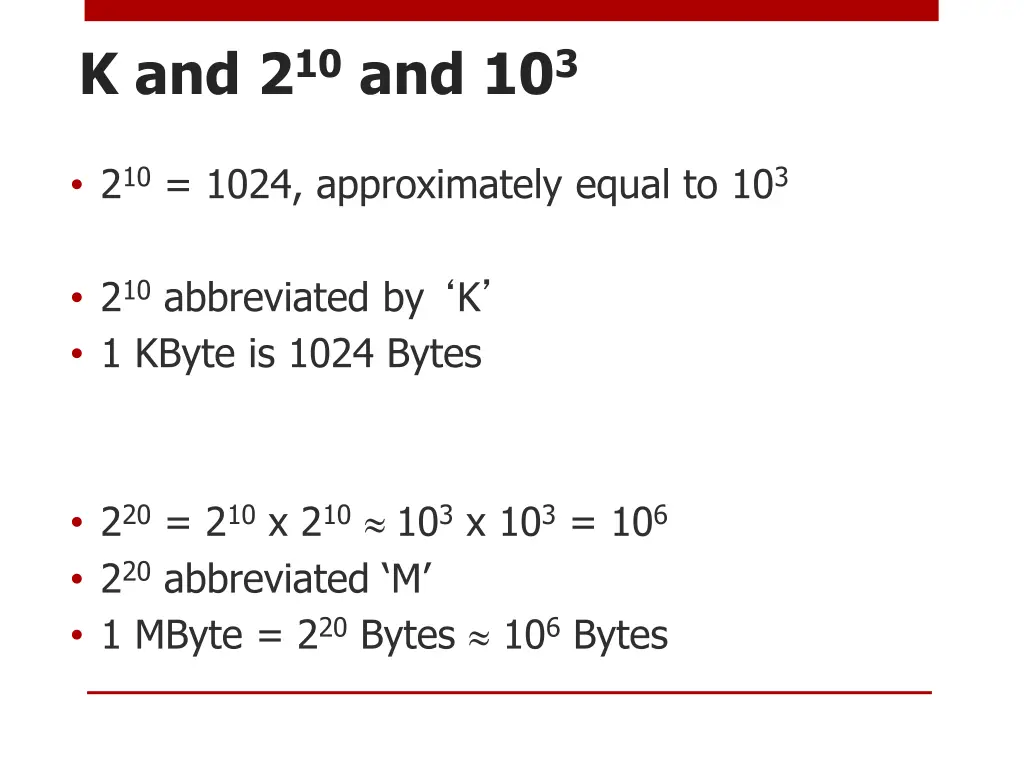 k and 2 10 and 10 3