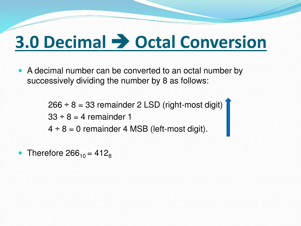 3 0 decimal
