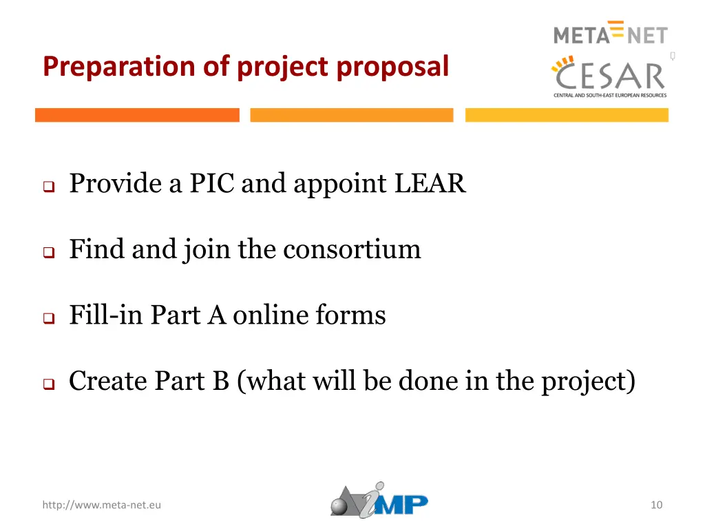 preparation of project proposal