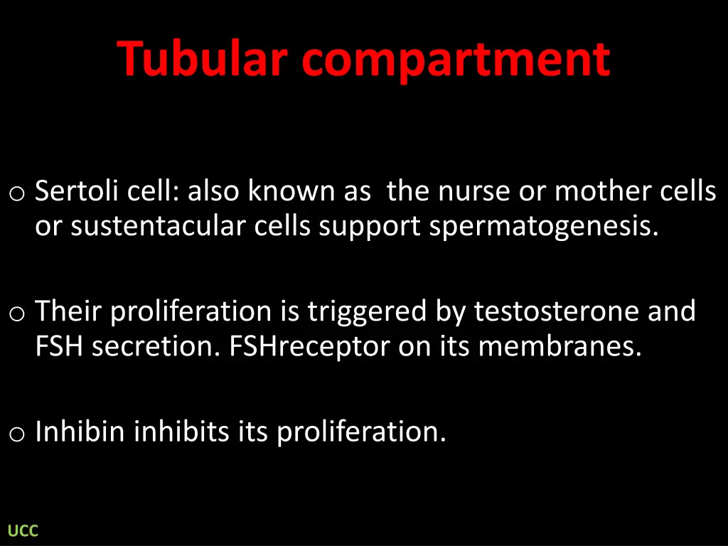 tubular compartment