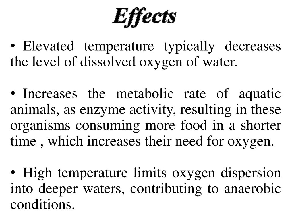 effects