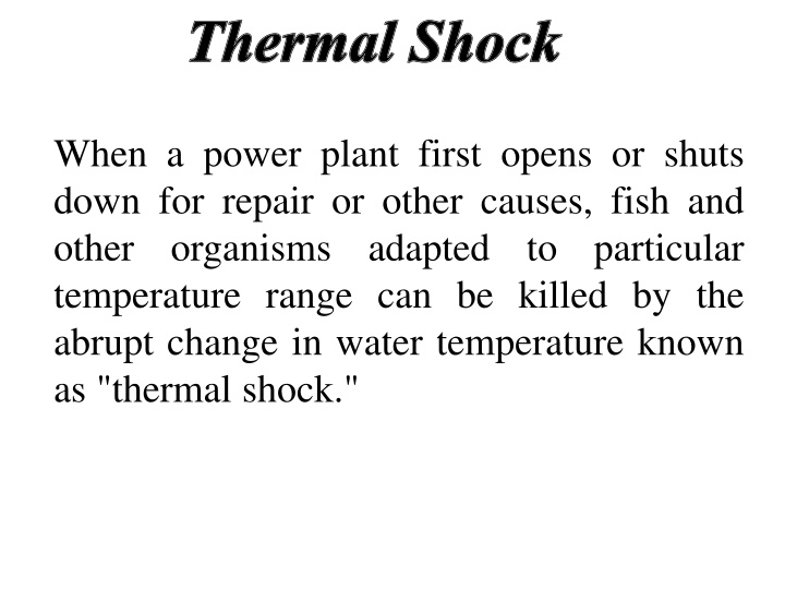 thermal shock