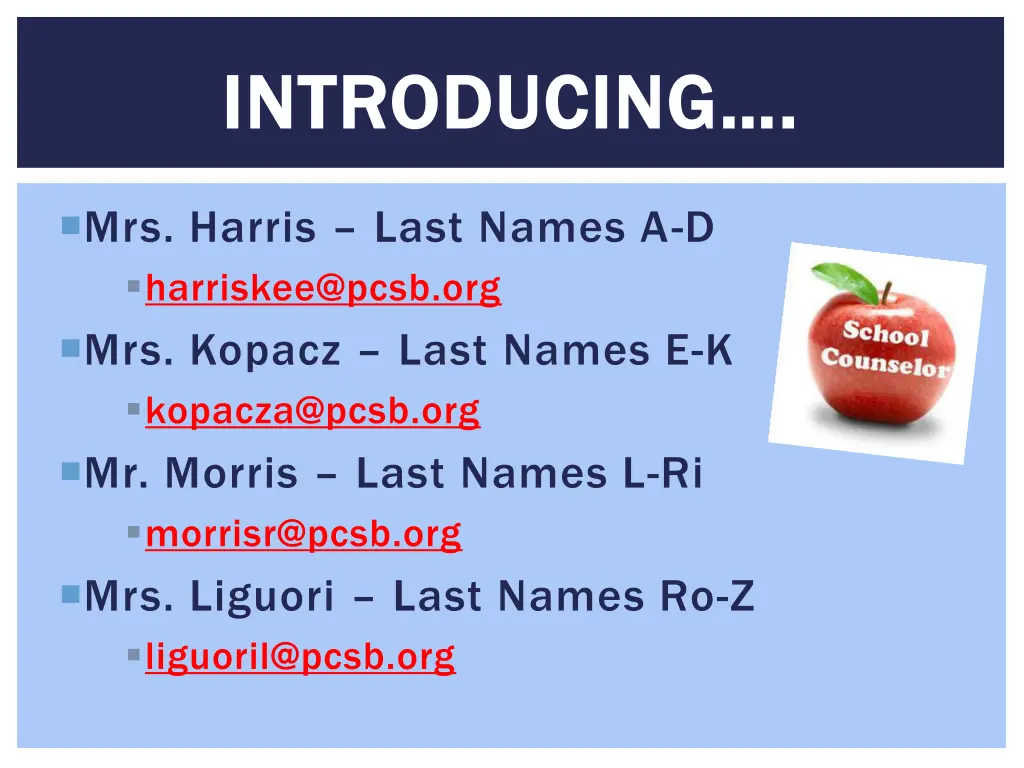introducing introducing