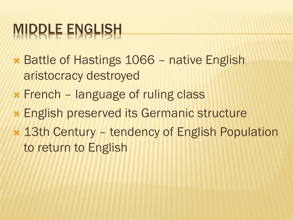 middle english
