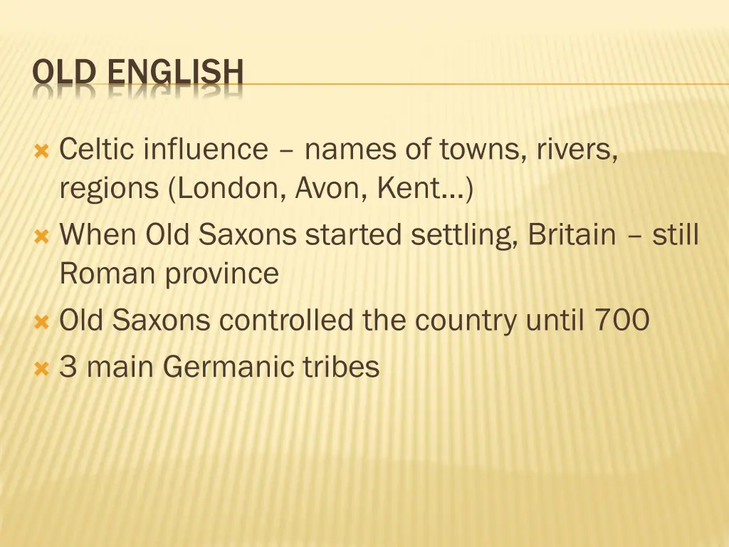 old english
