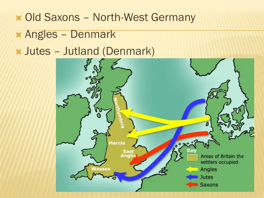 old saxons north west germany angles denmark