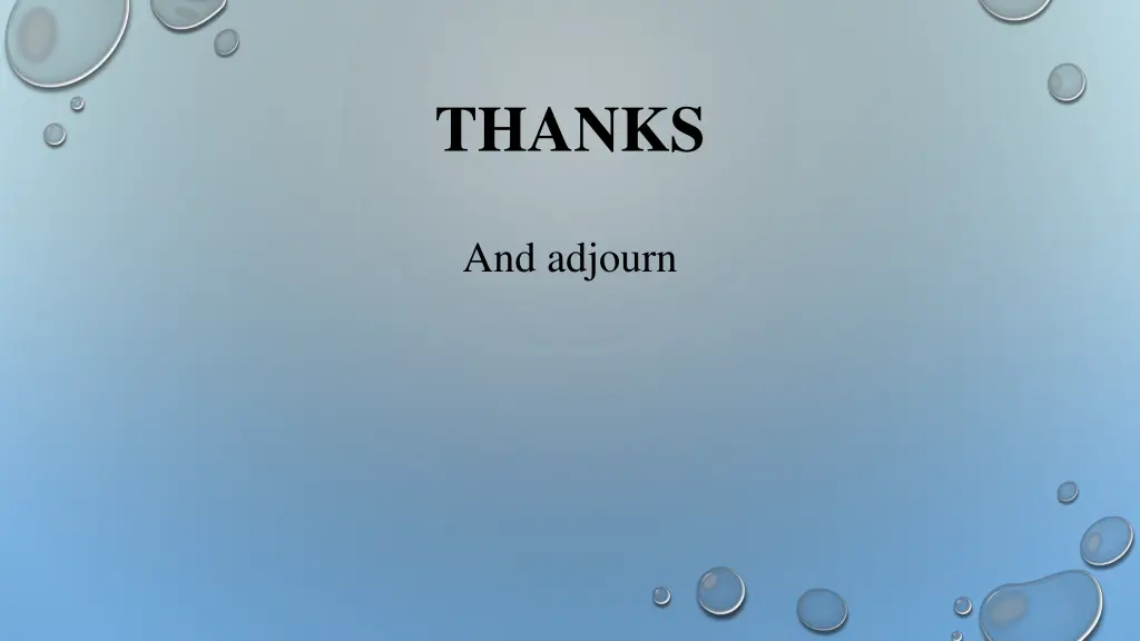 thanks