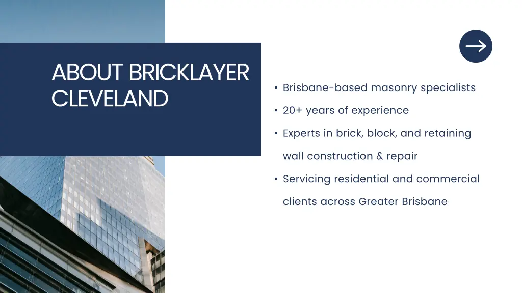 about bricklayer cleveland