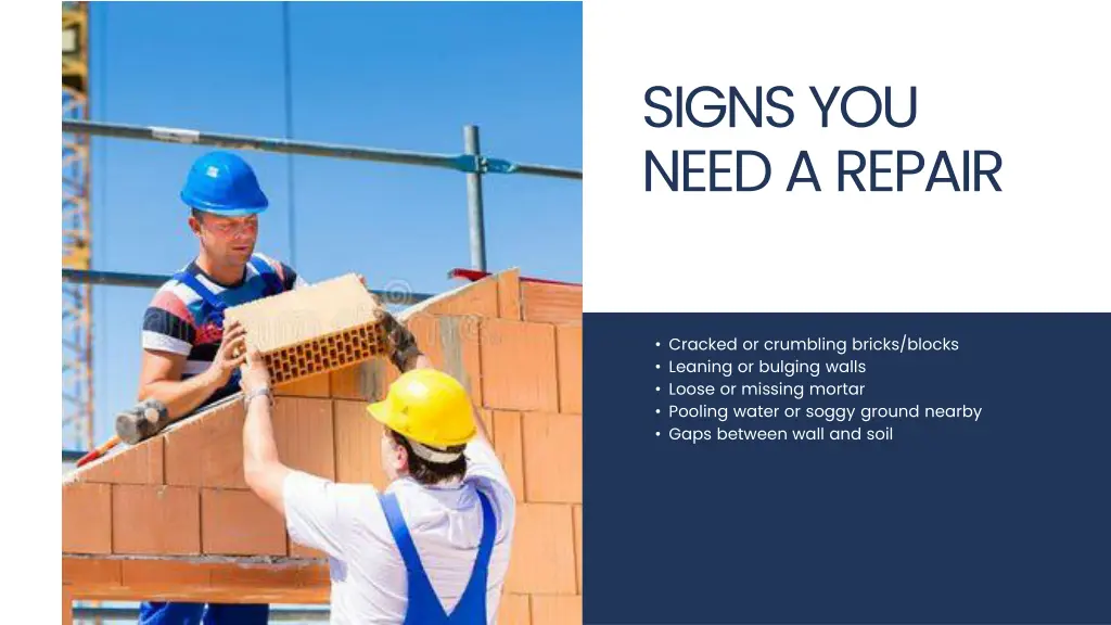 signs you need a repair
