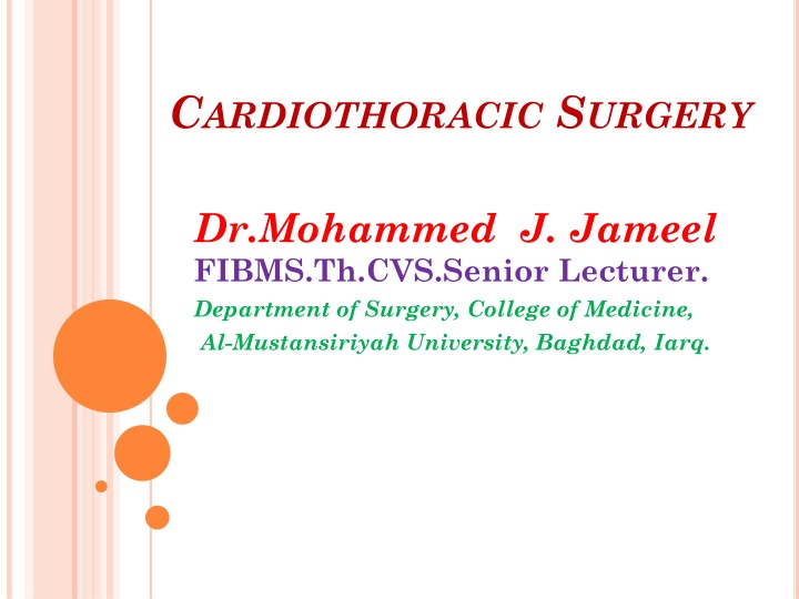 c ardiothoracic s urgery