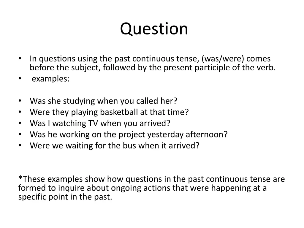 question 1