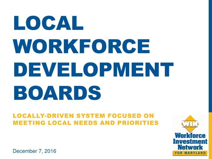 local workforce development boards