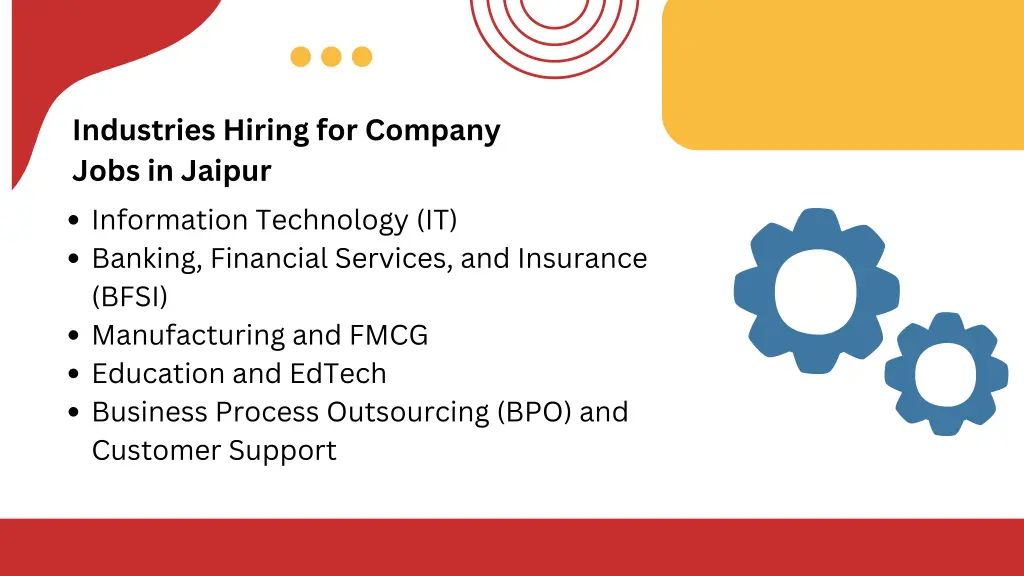 industries hiring for company jobs in jaipur