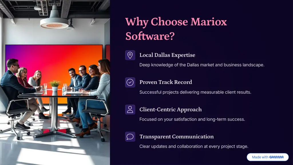 why choose mariox software