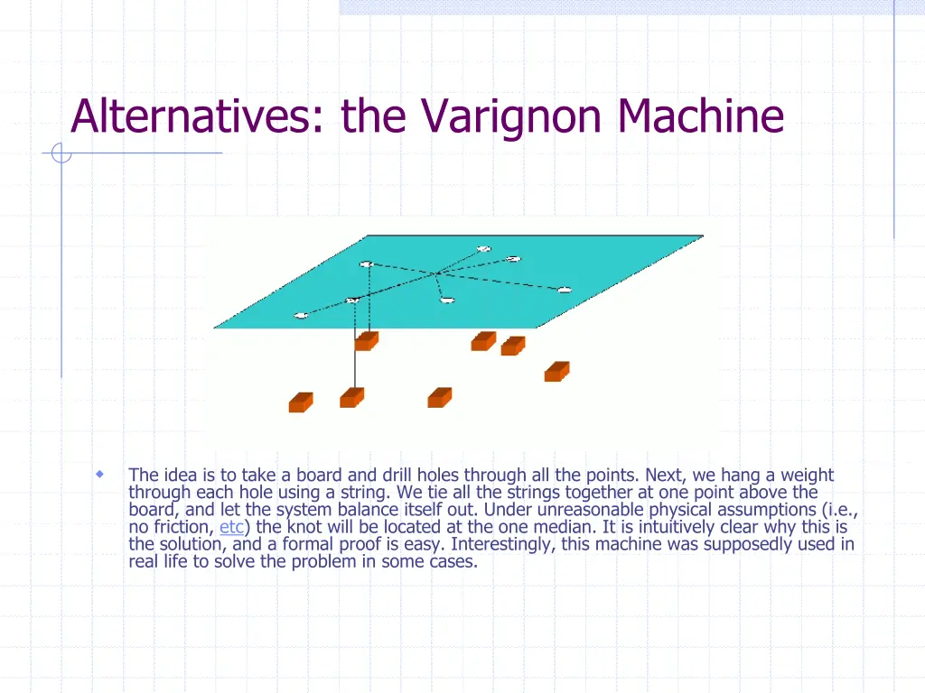 alternatives the varignon machine