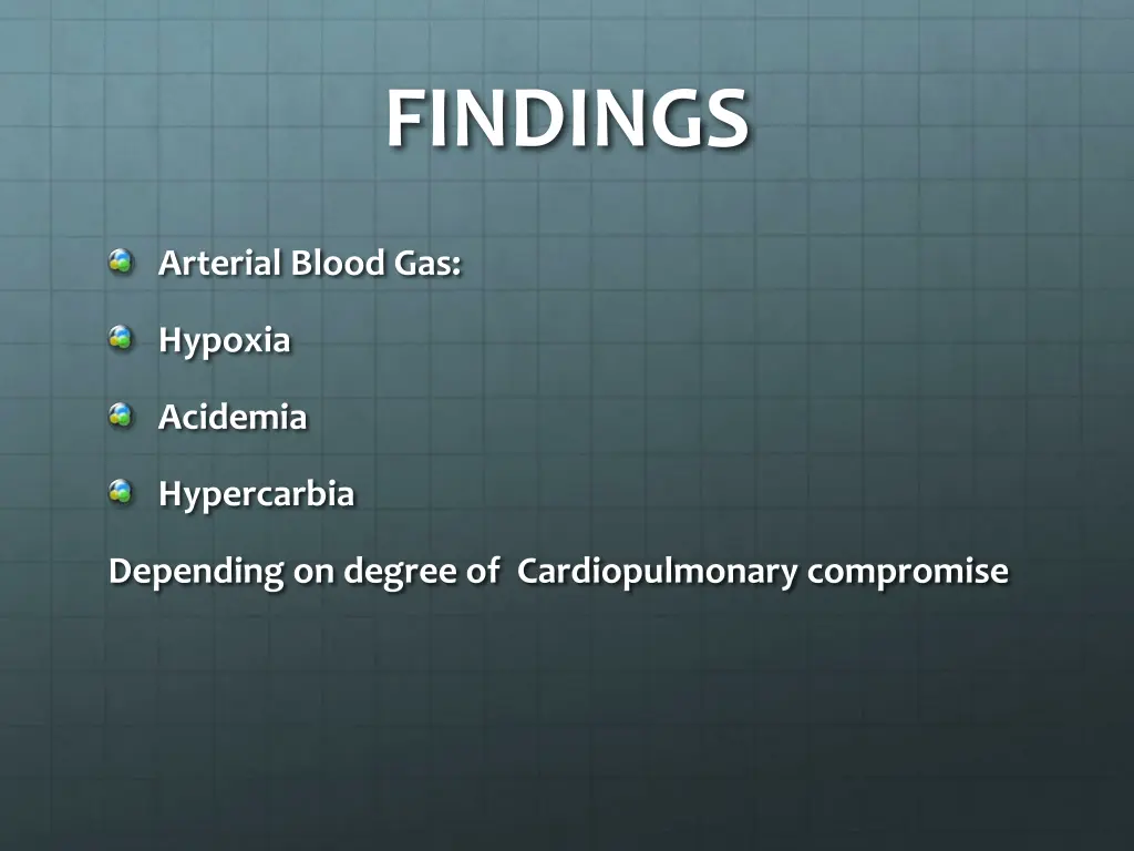 findings