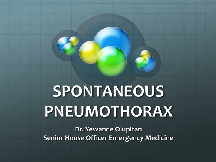 spontaneous pneumothorax