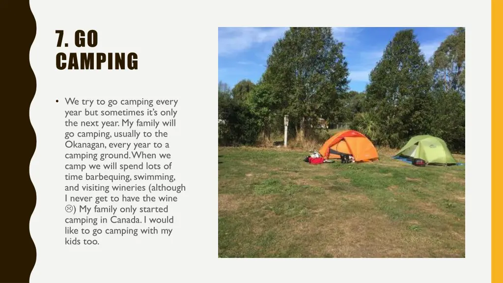 7 go camping