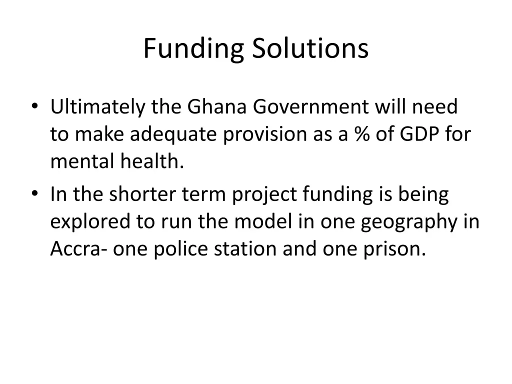 funding solutions