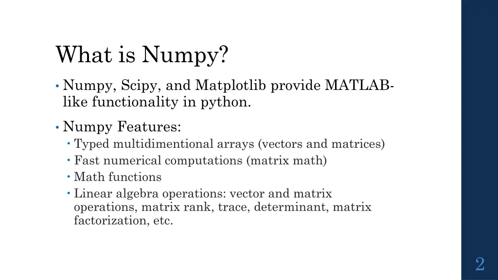 what is numpy