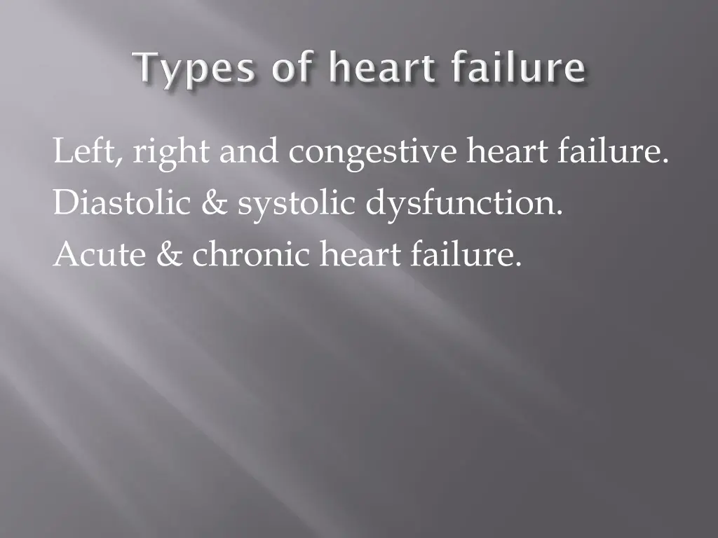 left right and congestive heart failure diastolic