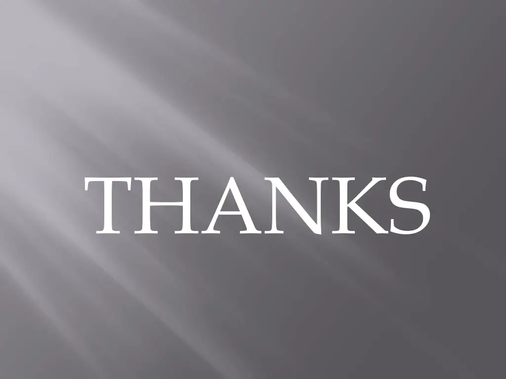 thanks