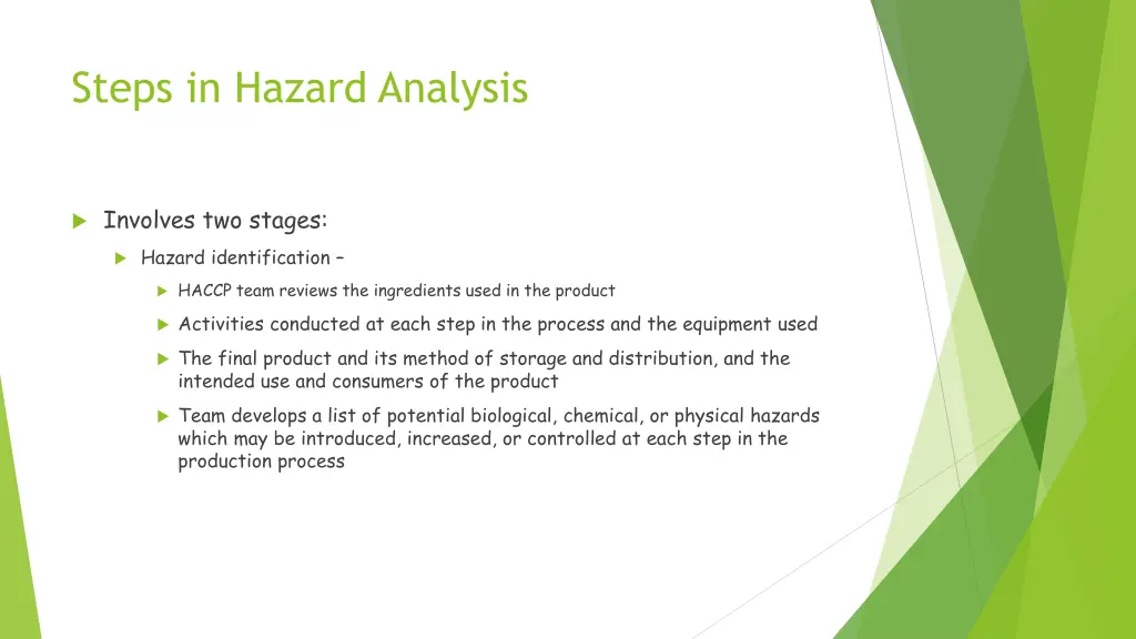 steps in hazard analysis