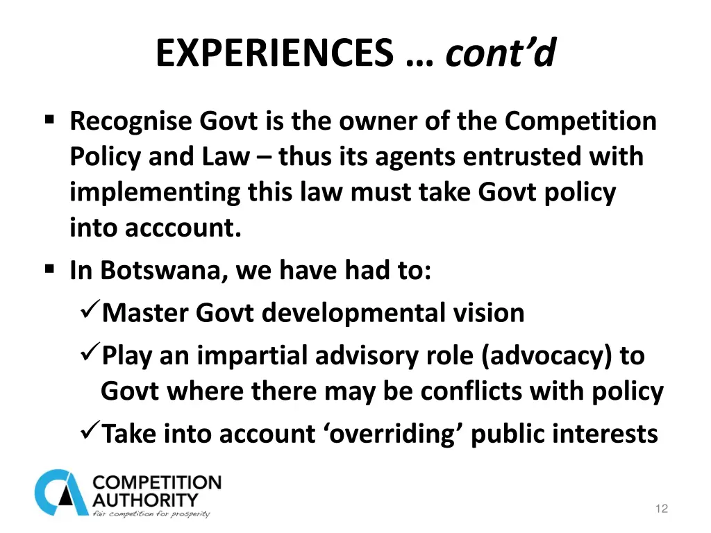 experiences cont d 2
