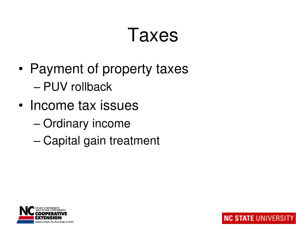 taxes