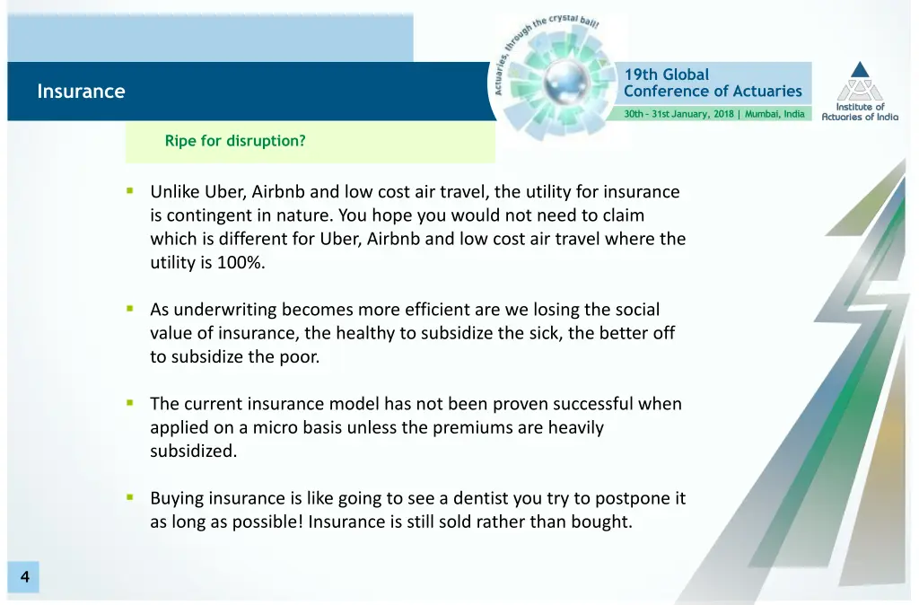 19th global conference of actuaries 3