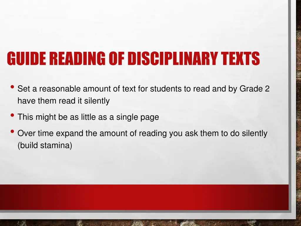 guide reading of disciplinary texts 1