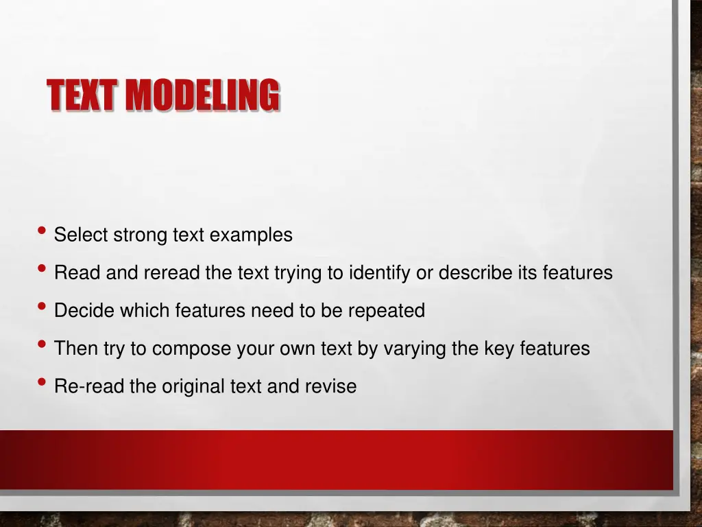 text modeling