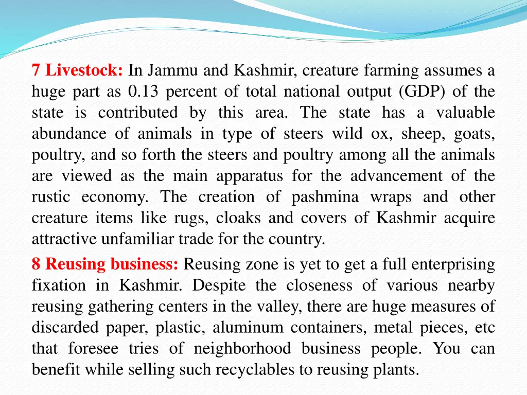 7 livestock in jammu and kashmir creature farming