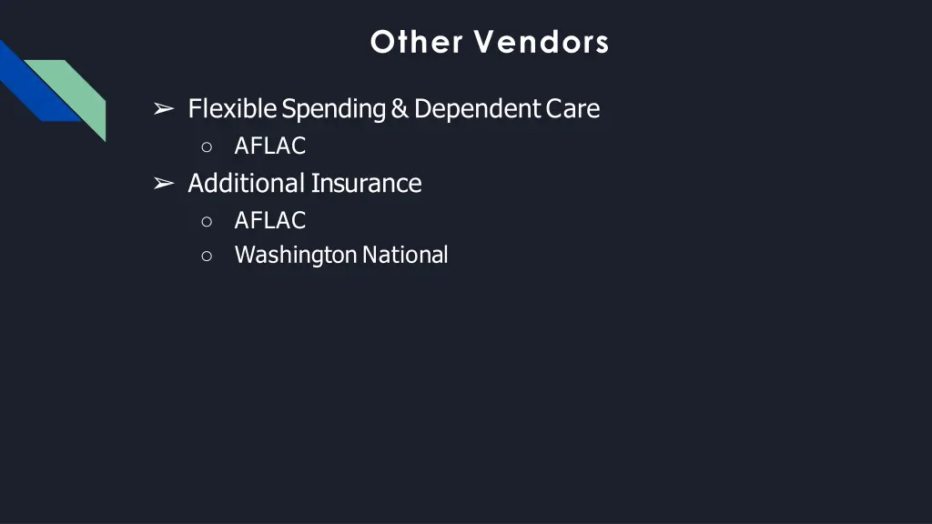 other vendors