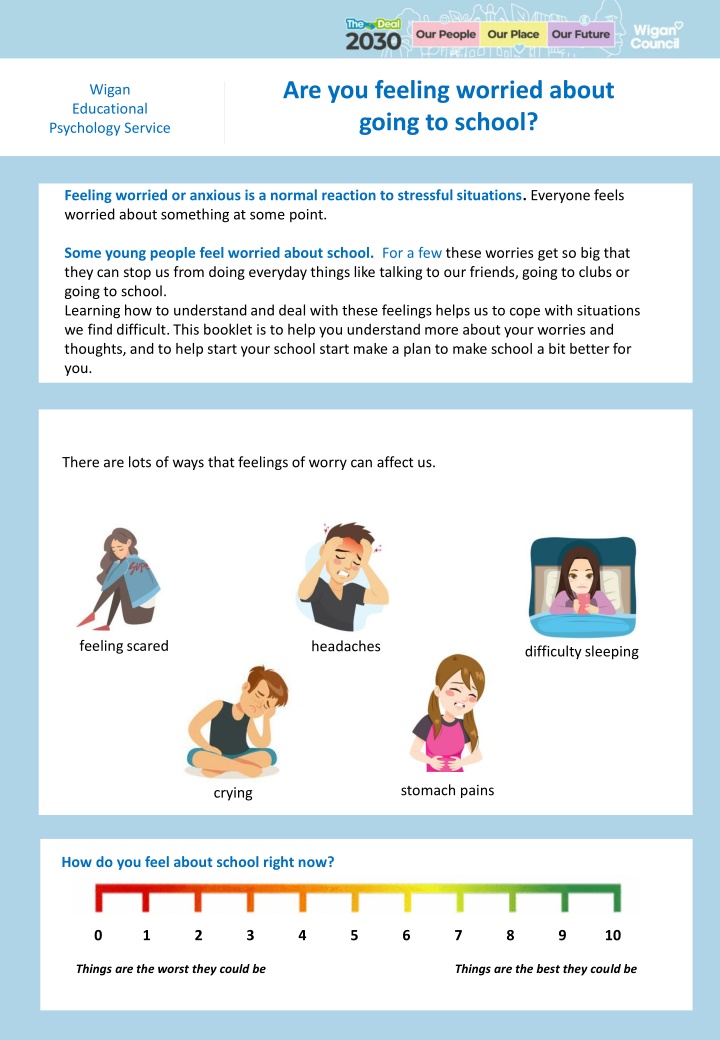 are you feeling worried about going to school