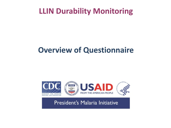 llin durability monitoring