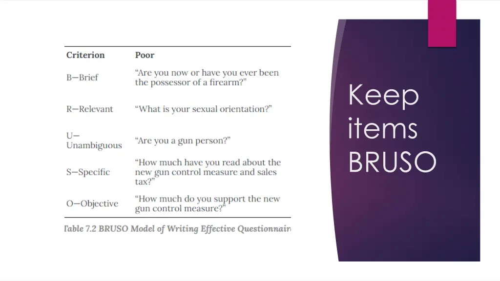 keep items bruso