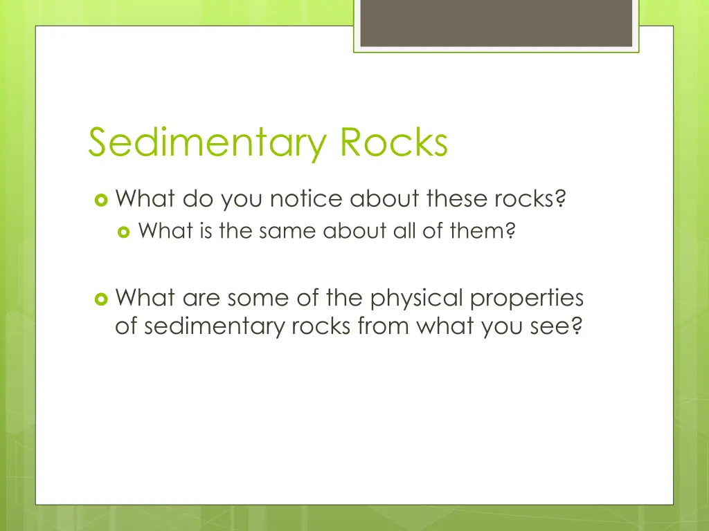 sedimentary rocks 1